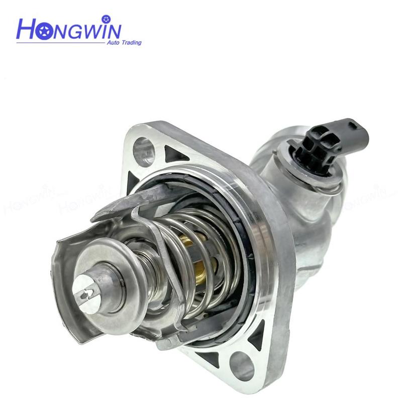25500 2E085 Engine Aluminium Coolant Thermostat Fits Kia Soul Seltos Hyundai Kona Elantra Veloster 2.0L 255002E085 25500-2E085