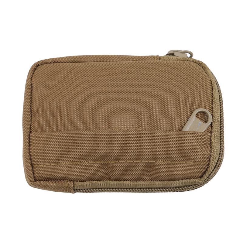 Tactical Mini Wallet Card Bag Small Pocket Key Pouch Money Bag Men Waterproof Portable EDC Pouch Hunting Outdoor Waist Bag Nylon