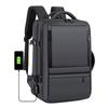 Men's Expandable Backpack Large Capacity Man Business Trip Laptop Backpacks Waterproof Travel Multifunctional Bag with USB Port