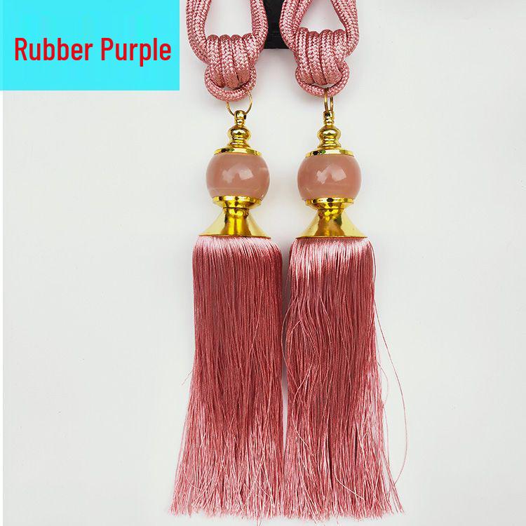 Jade Tassel Fringe Curtain Tie for Living and Bedroom Decor