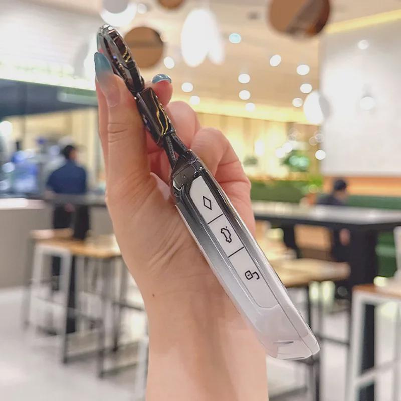 2024 BMW Key Cover for X1, 5 Series, 7 Series, X2, X5, X6, X7, I7, I5, iX1 - Women's Car Shell Buckle