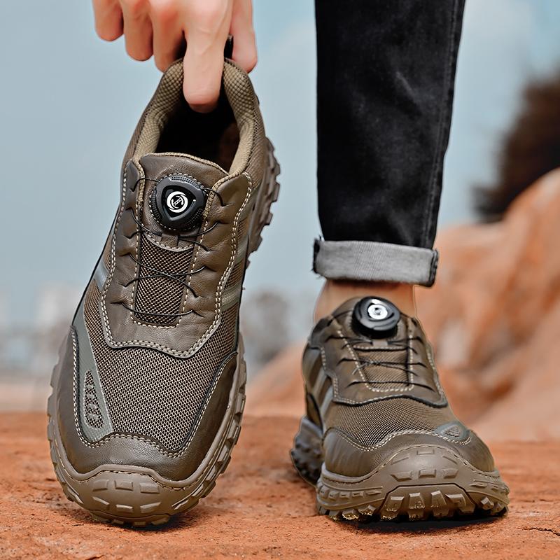 Spring Autumn New Men's Outdoor Hiking Travel Shoes Massage Soles High Quality Casual Shoes Men's Oxford Shoes Simple Versatile