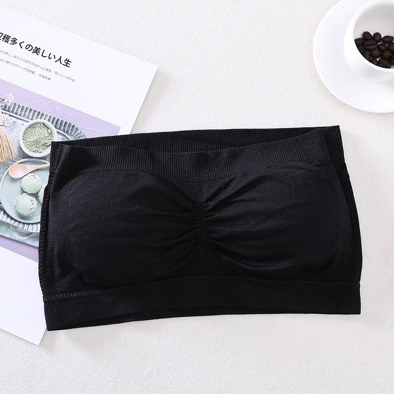Invisible Strapless Bra Wrap for Girls - Seamless Tube Top for Summer, Student Underwear