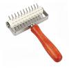 Pizza Dough Docker Pastry Roller with Spikes Pizza Docking Tool for Home and Commercial Kitchen Prevent Dough From