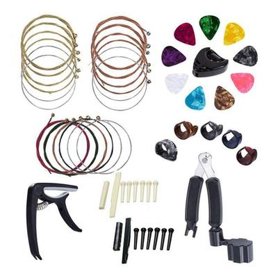 Guitar Repair Tool Capo Pick Saddle String Bridge Pin Instrument Accessory for Maintenance