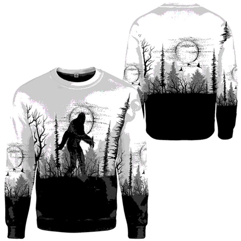 Męska bluza z długim rękawem Luźna casualowa z okrągłym dekoltem Top z długim rękawem