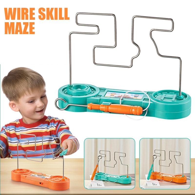 

PDTO детский электрический сенсорный лабиринт игровой навык лабиринт детские взрослые нервы сенсорная шоковая игрушка