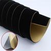 10m/5m/3m/1m*45cm 1.2MM Black Gray Color Self Adhesive Velvet Fabric Sticky Flocking Christmas Fabrics for Car Interior Decor