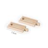 New Wooden Train Track Adapter Rail Building Block Connector Compatible All Brand Wood Railway Wooden Train Track Accessories