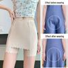 Dames Double-Layer Naadloze Anti-Blootstelling Veiligheidsshorts van IJszijde