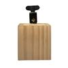 Solid Wood Bangzi Percussion Block with Cowbell Attachment