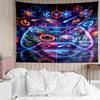 1PC Neon Gaming Controller K-pop music group Tapestry Accessories for Bedroom,Livingroom, dormitory Room Wall Decor Fan Birthday Gifts