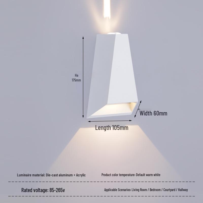 Modern LED Waterproof Outdoor Wall Lamp – Creative Design for Corridor