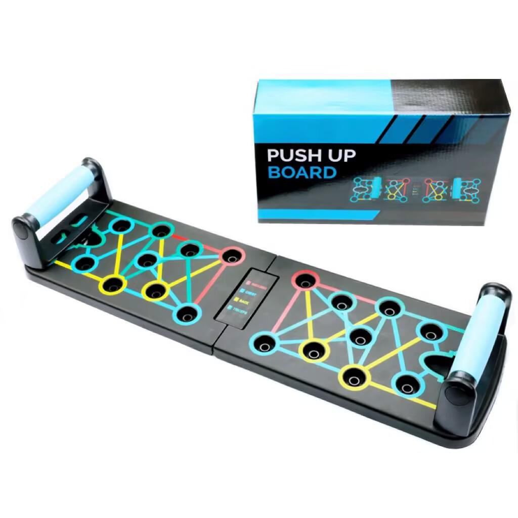 Unisex Multi-Functional Foldable Push-Up Board for Ab and Chest Training