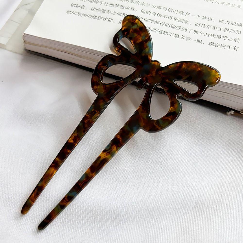 U-Shaped Hairpins Acetate Hair Fork Hair Styling Tools Hair Sticks
