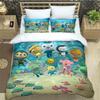 The Octonauts Cartoon Bedding Sets Exquisite Bed Supplies Set Duvet Cover Bed Comforter Set Bedding Set Luxury Birthday Gift
