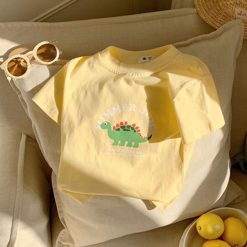 Children's Clothing Children's Short Sleeved T-shirts Men's and Women's Clothing Cartoon Printed Tops Children's Half Sleeves
