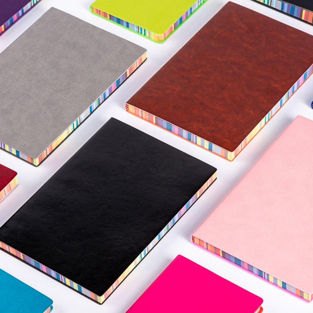 200 Pages Work Meeting Record Book Thickened A6/A5 Students Notebook  Writing Notepad