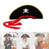 [ZHER-LU] Pirate Hat Halloween Tricorner Hat (1 Piece)