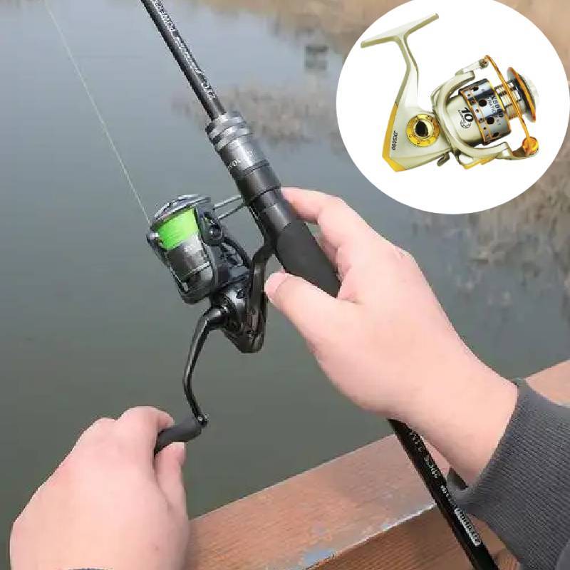 Metal Spinning Reel With Aluminum Alloy Construction For Freshwater Fishing Enthusiasts