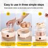 Automatic Power Off Egg Boiler Mini Multi-layer Breakfast Machine with Measuring Cup Egg Poacher for Home Dormitory