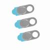 3pcs Metal Lens   Camera Privacy   Sticker Webcam Cover For Smartphone Tablets(Black)