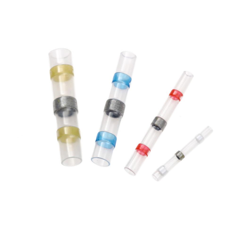 100pcs Waterproof Solder Seal Heat Connector Shrink Butt Connectors Lug Terminals Electrical Wire Car Insulated Terminal