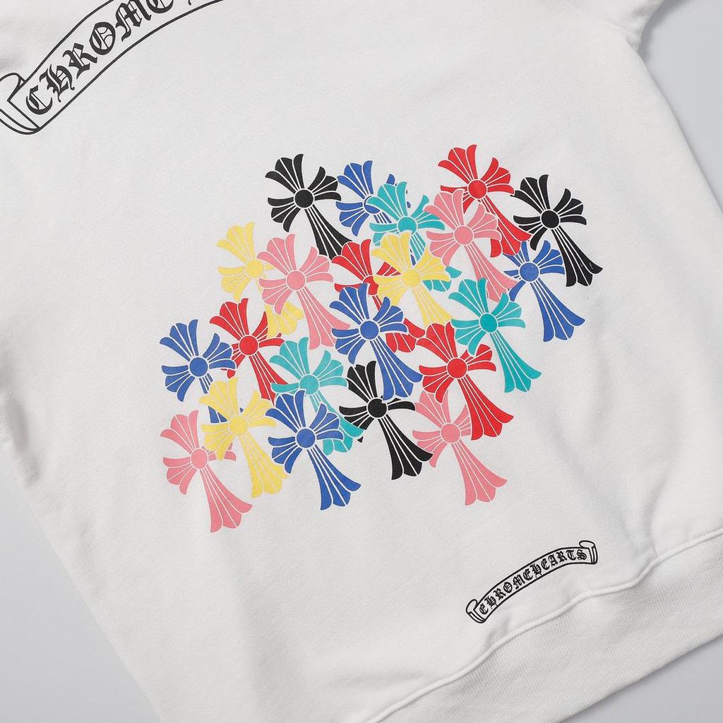 803 CHROME HEARTS 2026 Autumn and Winter New Plus Size Classic Style Logo Hooded Sweatshirt, Suitable for Couples to Wear