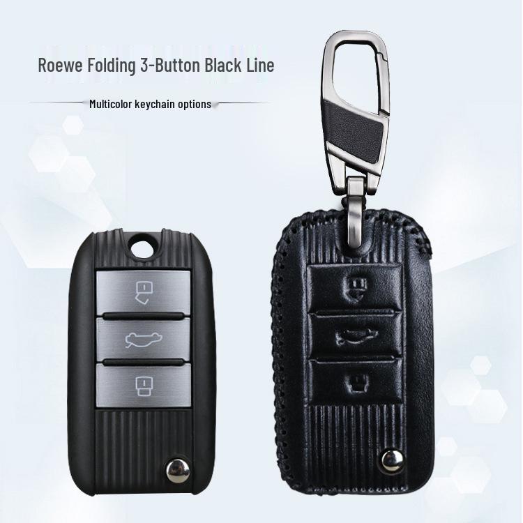 Roewe Nyckelfodral för RX5 Max, RX3, 350, 360, 550, RX8, i5, i6 Plus - Bilskalsväska med spänne