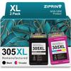 Cartouches d'Encre - ZIPRINT - 305XL - Compatible HP DeskJet - Noir Et Couleur - Lot De 2