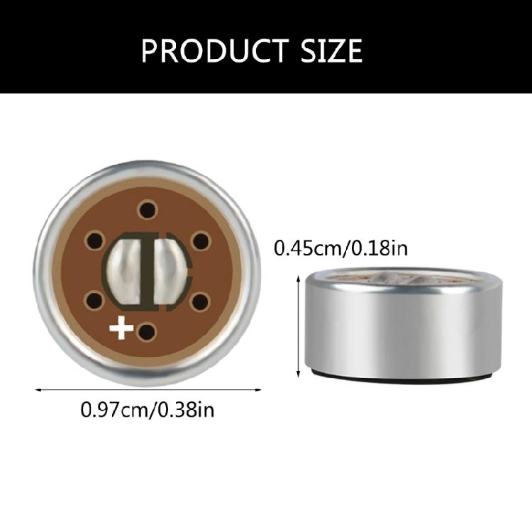 Electromagnetic Noise Resistant Electret Condenser Microphone Pickup Microphone Component for Enhances Claritys
