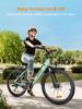 HillMiles MileCity 1 Electric Bicycle 36V 13Ah Battery, 250W Motor, IP65 Waterproof, 26 Inch Tires, 100KM Range E-Bike