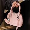 Spring and Summer New Korean Sweet Style Simple Portable Shell Bag Fashionable Versatile High Sense Commuter Casual Messenger Bag
