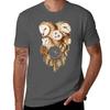 Dreamcatcher Owls Tshirt Art Pattern Printed Casual Top