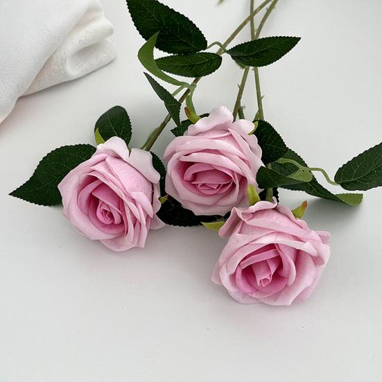 3 Stück Künstlicher Blumenstrauß Kein Verwelken Kein Gießen Langanhaltende Lebendigkeit Strahlend