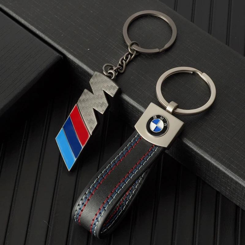BAGP9 2026 Car Sticker Luxury Car Emblem Keychain Anti-loss Keyring For BMW M X1 X2 X3 X4 X5 X6 3 5 Series M2 M3 M4 M5 M6 M7 Auto Inte
