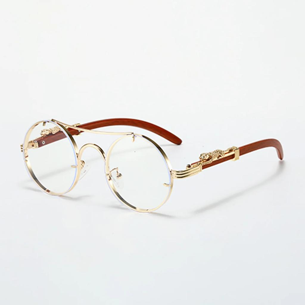 Retro Oval Metal Sunglasses for Women Men Luxury Fashion Brand Punk UV400 Stylish Shades Unisex