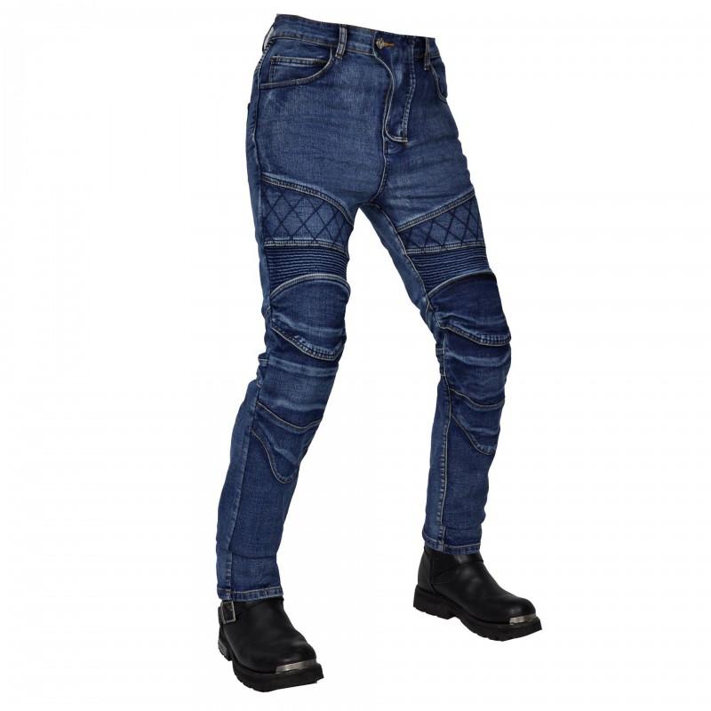 Mens Motorcycle Riding Pants With Extended Protection Stretch Cotton Abrasion-Resistant Tear-Proof Outdoor Use