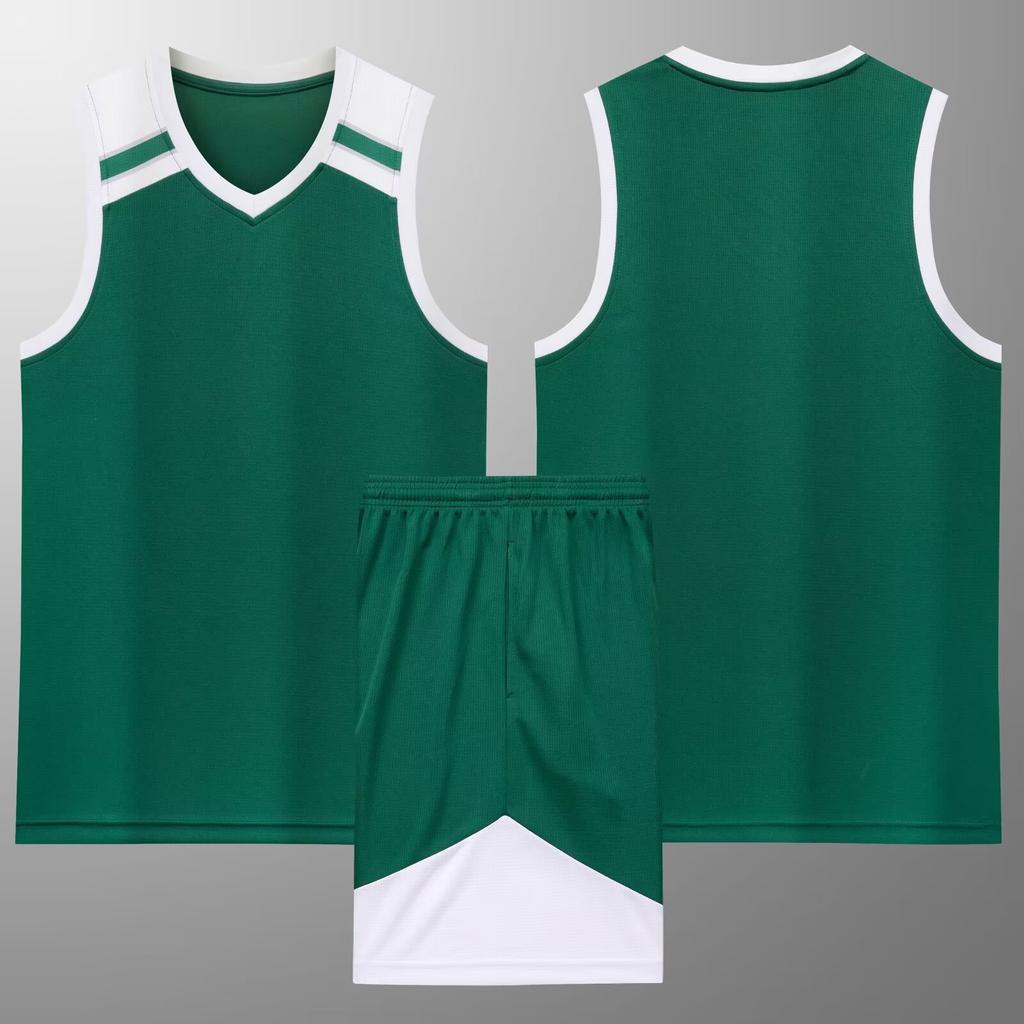 Basketball suit set Children's adult jersey Student basketball game training jersey Customized vest Quick-drying short sleeves