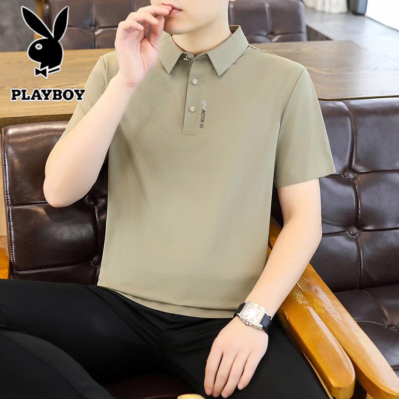 PLAYBOY Men s Business Casual Polo T-Shirt XL