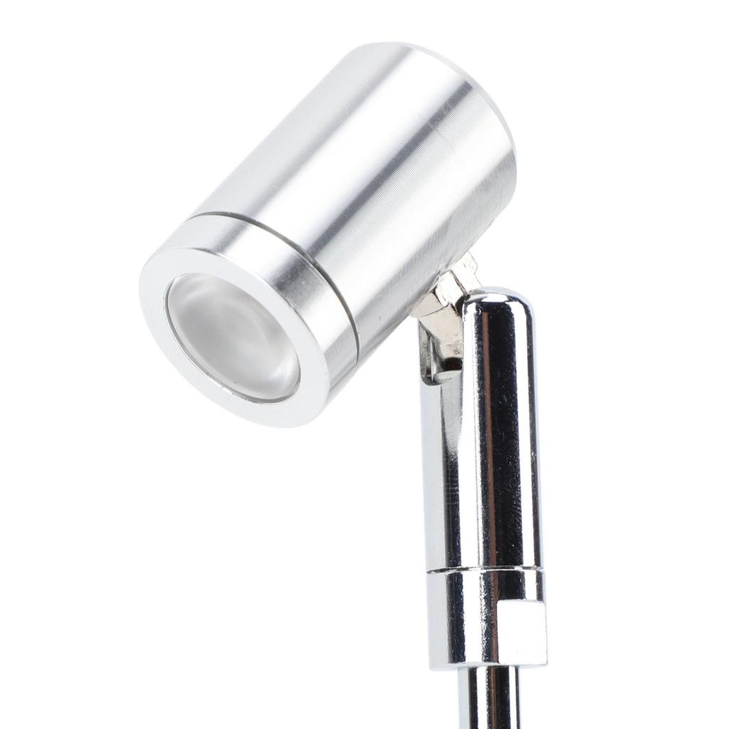 LED Jewelry Showcase Spotlights Bright Modern Standing DC12V Mini Jewelry Showcase Display Light Aluminum for Cosmetic Counter