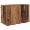 Wall Mounted TV Units 6 pcs Reclaimed Wood Effect Particleboard