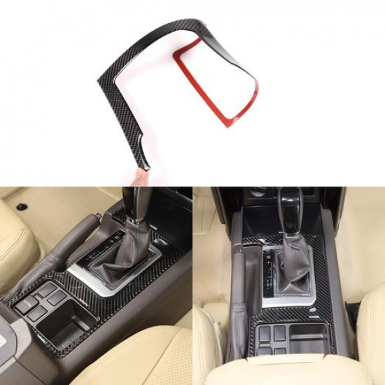 Carbon Fiber Center Gear Shift Panel Cover for Toyota Land Cruiser Prado 10-17
