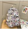 Capacity Large Backpack With Cartoon Cat Dog And Bear Print Designs Daily For
