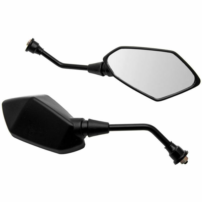 2Pcs Motorcycle Rear View Mirror 8MM Handlebar End Rearview Mirror Back Side View for Motorcycle Bike Scooter