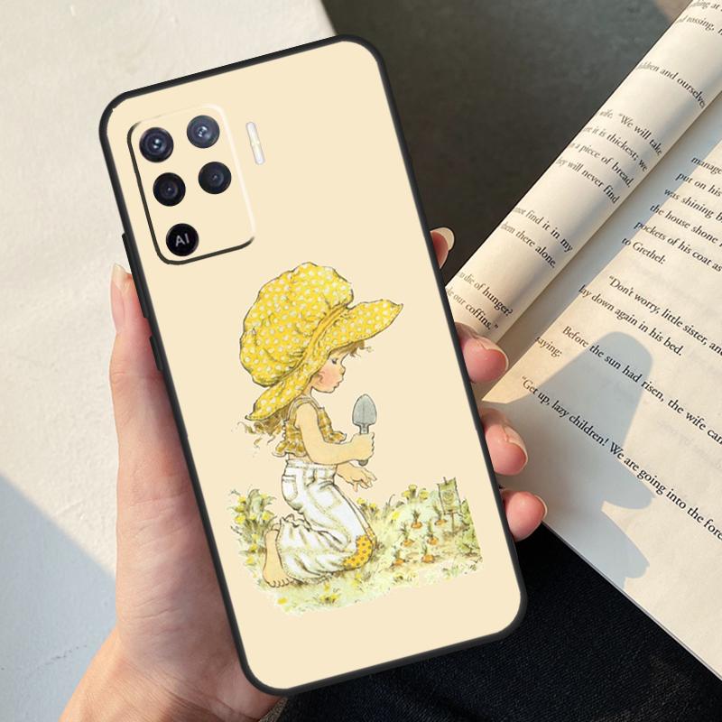 Sarah Kay Girl Case For Oppo A54 A74 A94 A17 A57 A77 A76 A16 A96 A18 A60 A80 A40 A38 A58 A78 A98 A15 A5 Pro