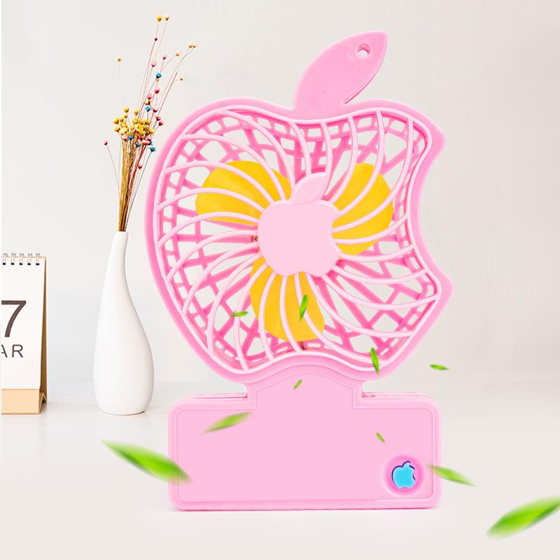 

Office Summer Portable Standing Usb Powered Fan, Cartoon Mini Electric Small Fan Sticker Logo
