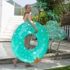 Factory Wholesale Thickened Adult Oversize Transparent Starfish Pvc Swimming Ring