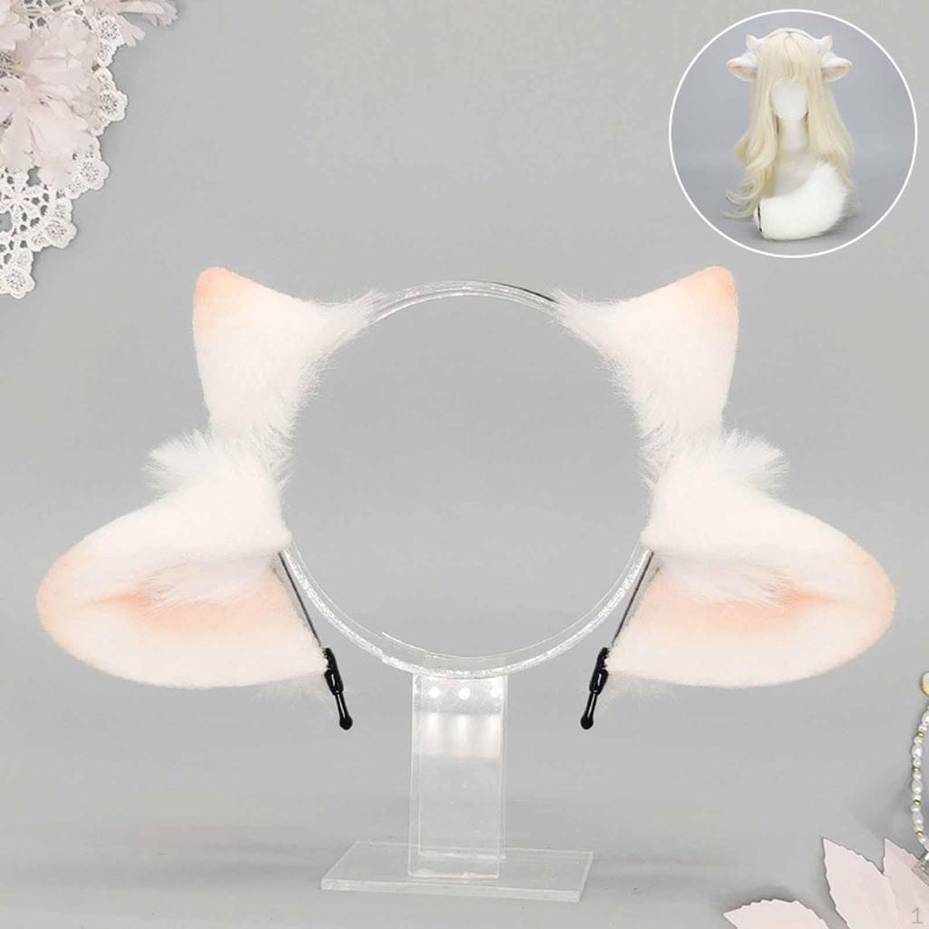 Lamb Ears Headband Adorable Gift Funny Headwear for Masquerade Birthday Carnival