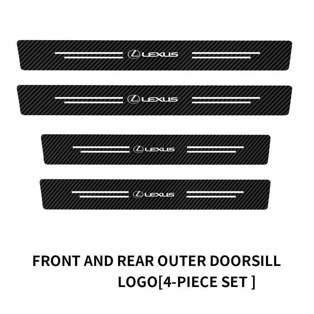 Autocolante Portbagaj Spate Mașină Benzi Pedale Prag Ușă Decal Anti-zgârieturi pentru Lexus RX350 IS300 ES350 IS250 CT200H NX GS350 NX200T ES250